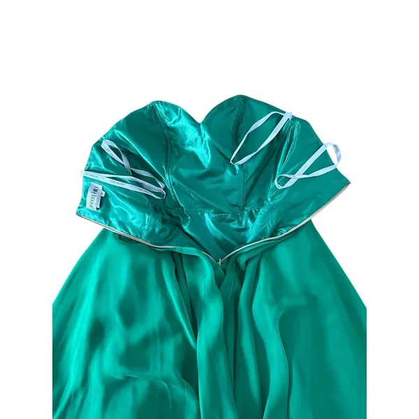 Sherri Hill Emerald green beaded flower, sweetheart, homecoming dress medium - Image 8