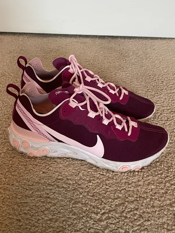 Nike Women’s React Element 55 CJ1496-991 Running Shoe Sneakers Size 9.5 - Image 3