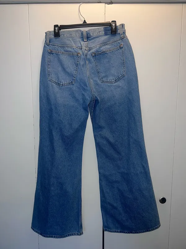 Abercrombie & Fitch Curve Love Baggy Bootcut Jeans - Image 4