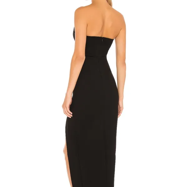 RYLEIGH STRAPLESS MAXI DRESS
Size XS 
Black - Image 2