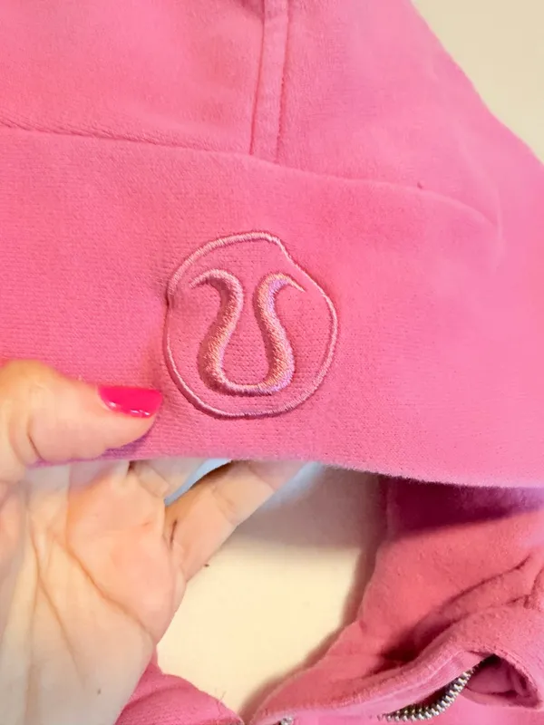 Lululemon Scuba Oversized Half-Zip Hoodie Pink size m/l women's - Image 7