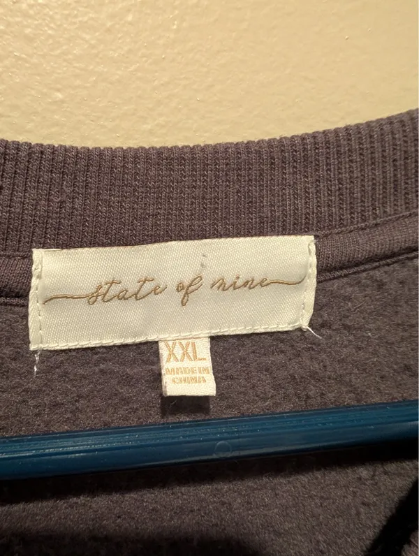 State Of Mine Dark Gray Paris Sweatshirt - Image 5