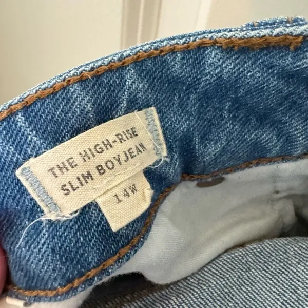 Madewell High Rise Slim Boyjean in Prentice Wash - Image 11
