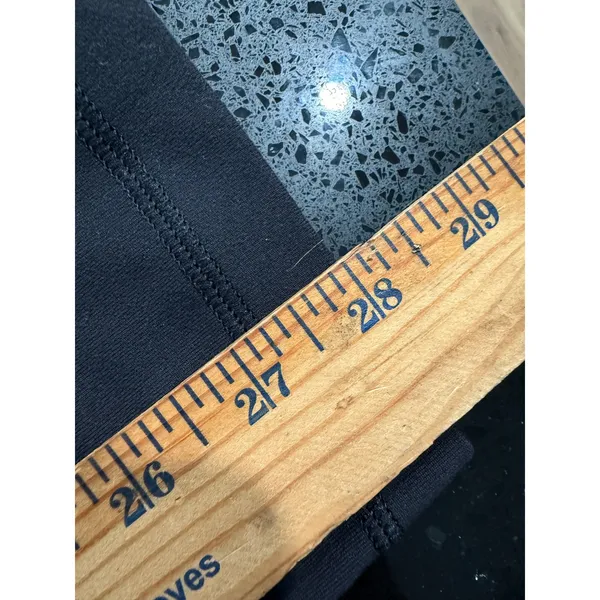 Lululemon Wunder Under‎ Crop Black Athletic Yoga Leggings Womens Size 4 Solid - Image 7