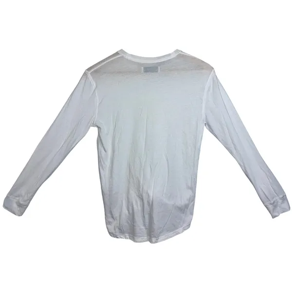 Abercrombie & Fitch Soft AF White Twist Front Long Sleeve Shirt Blouse Size XS - Image 2