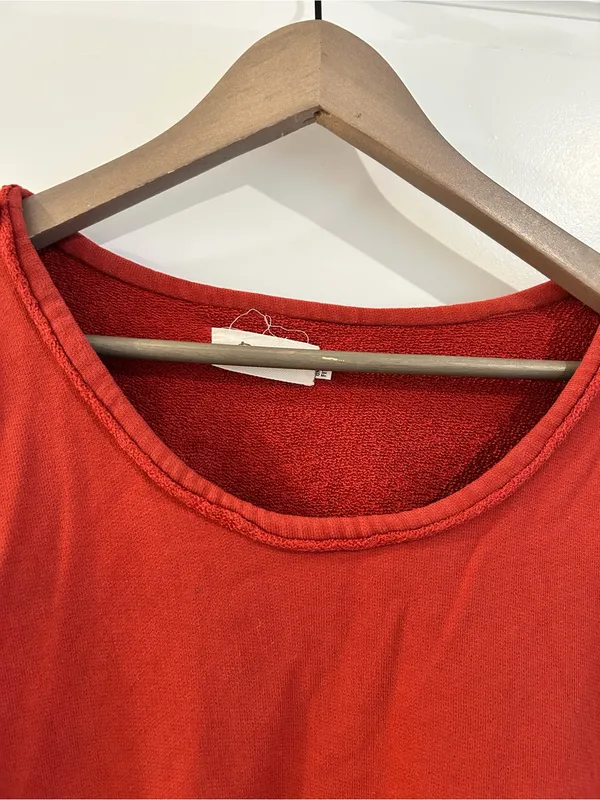 Bodil Oversize Lagenlook Sweatshirt Rust Brown One Size - Image 2