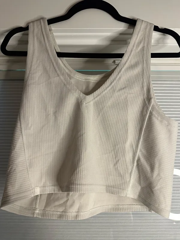 Lululemon Ribbed Softstreme Cropped Tank Top - Image 2
