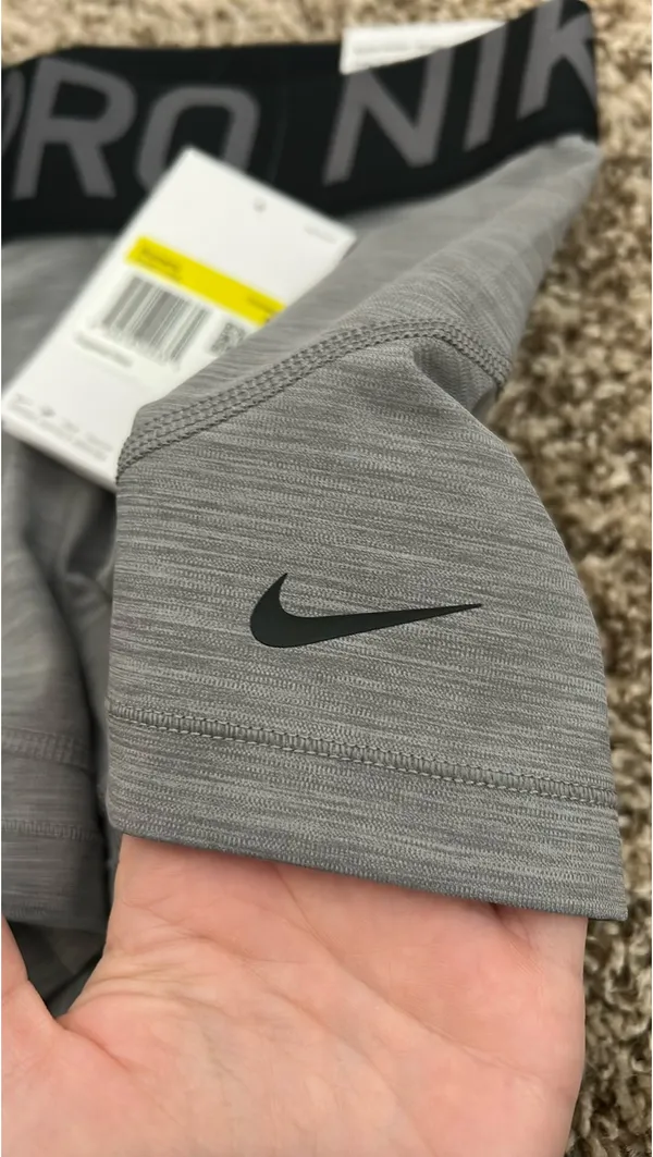 Nike Pro Shorts Spandex Grey - Image 5