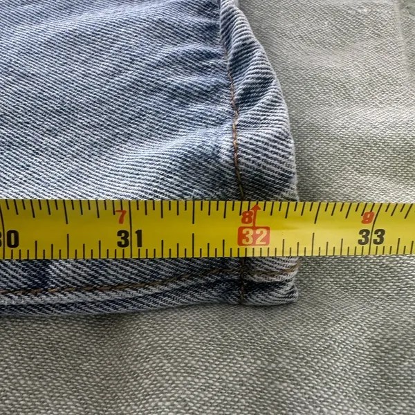 Revolve Lioness Straight Leg Split Hem Jeans Size S - Image 8