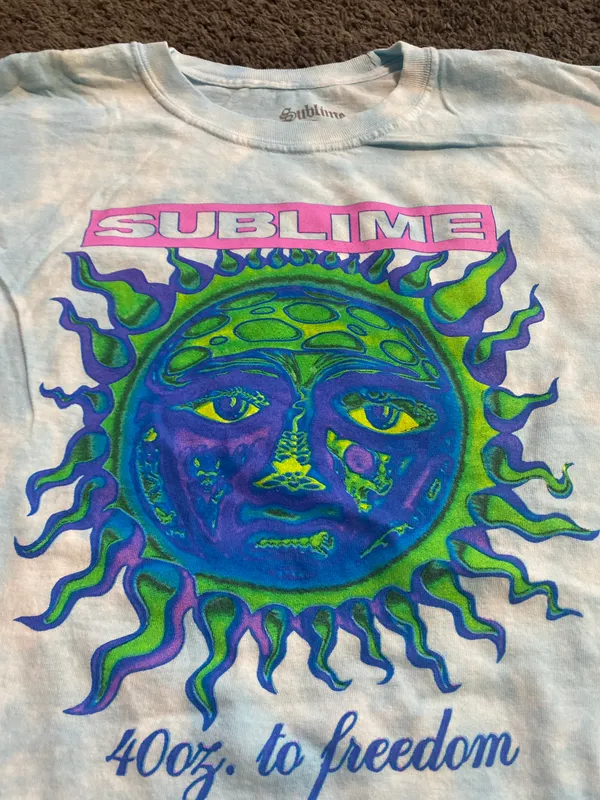 Sublime 40oz To Freedom Tie Dye Tee Size XL - Image 2
