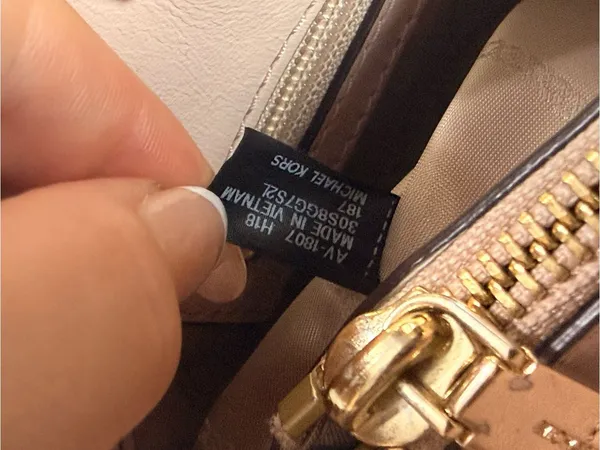 Michael Kors Blush Pink Leather 2-Way Satchel Crossbody Bag AV-1807 - Image 2