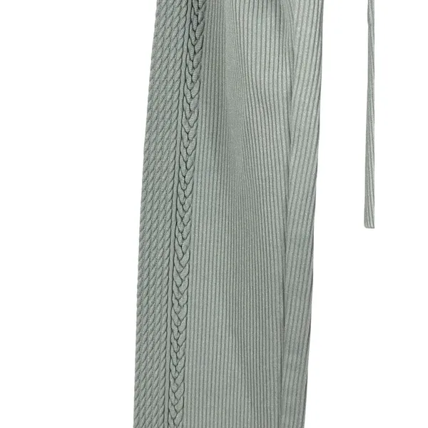Aerie Offline By Sage Green Ribbed Seamless Crop Top Long Sleeve M Balletcore - Image 4