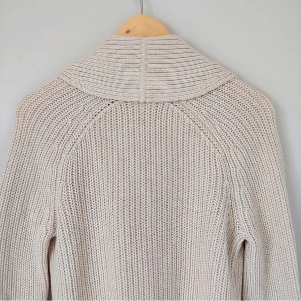 Aritzia Wilfred Tisserand Long Rib Knit Cardigan Sweater Merino Wool Size S - Image 8