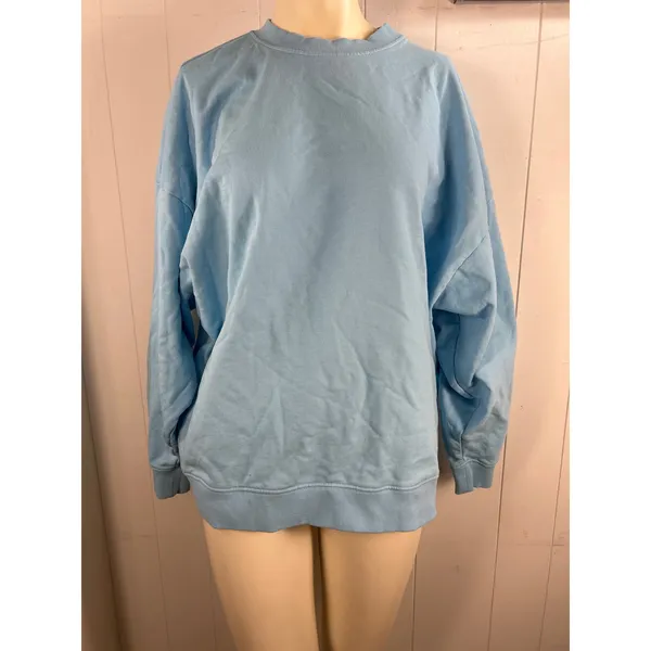 Year of Ours women’s size M/L crewneck sweatshirt in Sky Blue. NWOT - Image 2