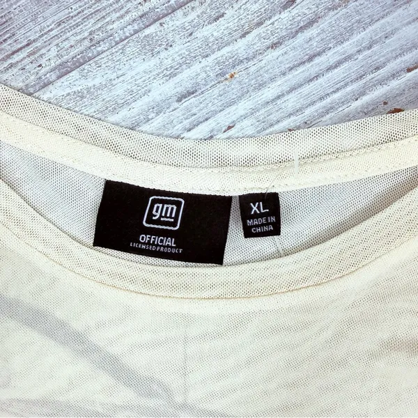 Official General Motors GM Camaro sheer racing shirt sleeve crop top shirt XL - Image 2