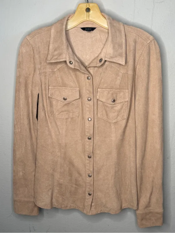 Guess Tan Western Shirt - Image 6