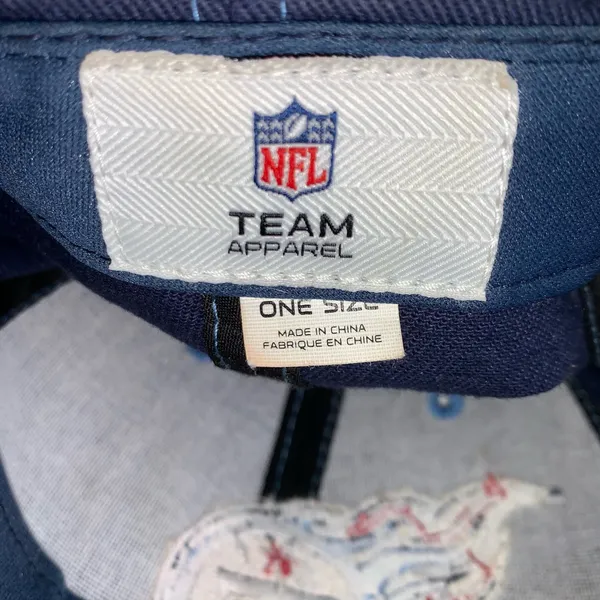 Tennessee Titans Logo NFL Football Hap Cap Blue Embroidered Adjustable Casual - Image 9