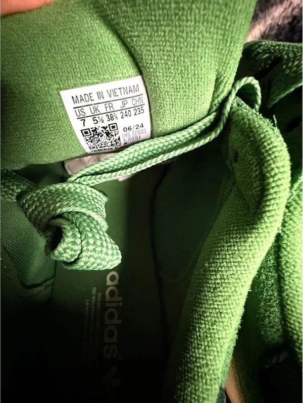 Adidas Campus 00s Green Suede Sneakers Women’s Size 7 NWT Gum Sole - Image 5