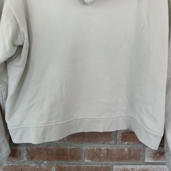 Everlane Hoodie Sweatshirt 100% Human White Small - Image 7