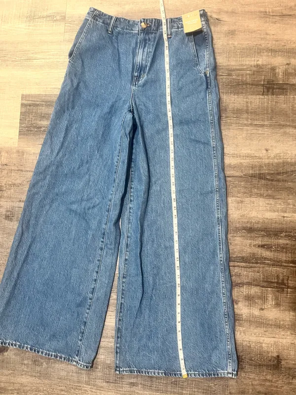 MADEWELL Wide Sweep Denim Trousers in Java Wash - Image 8