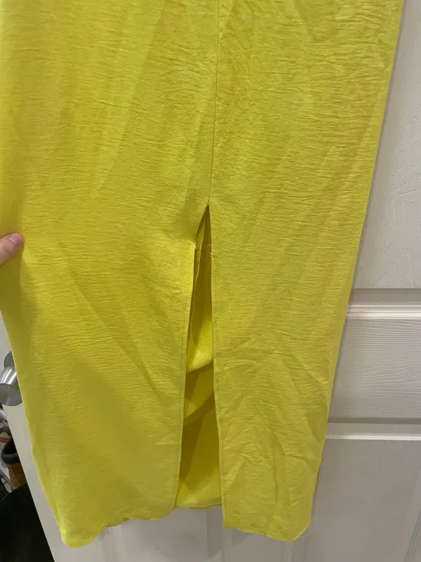 ZARA Yellow Dress Midi - Image 4