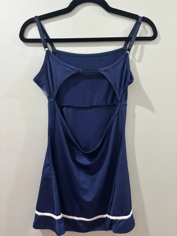 Navy Tennis Dress Blue - Image 2