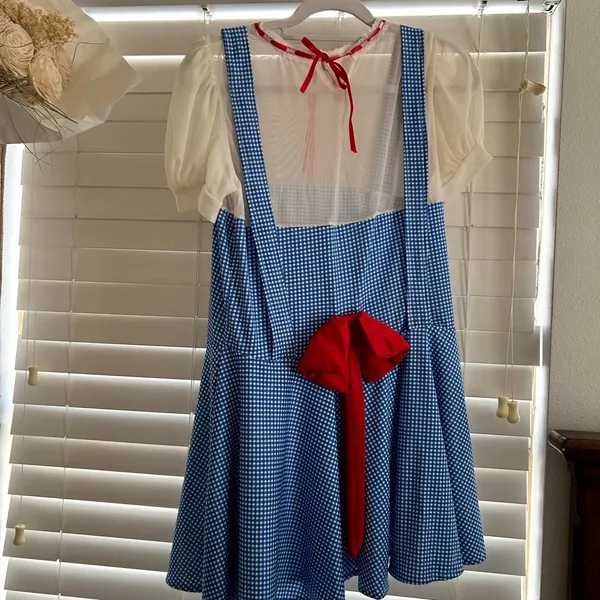 Roma Costume Dorothy Halloween Costume Blue Gingham Coquette Dress XXL - Image 3