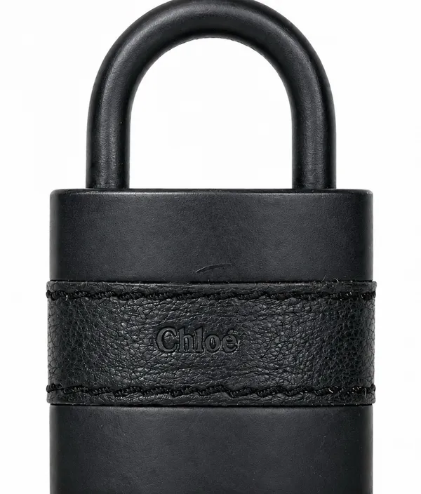 CHLOE Replacement Black Leather / Black Metal Large Lock & Black Large Key - Image 2