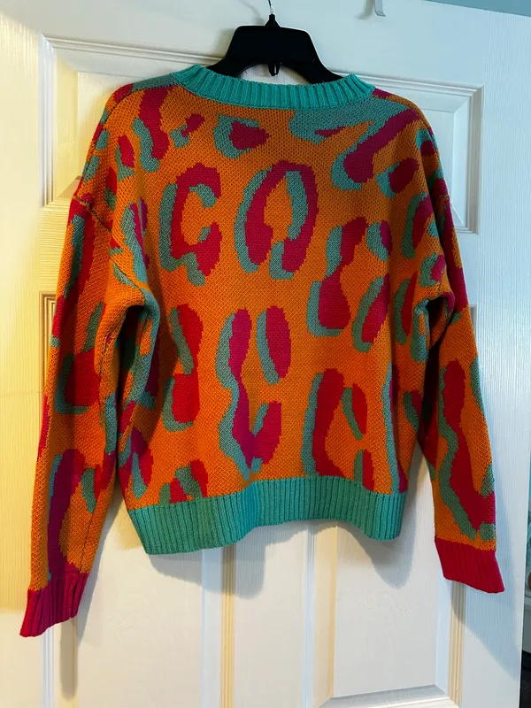 colorful sweater Size M - Image 2