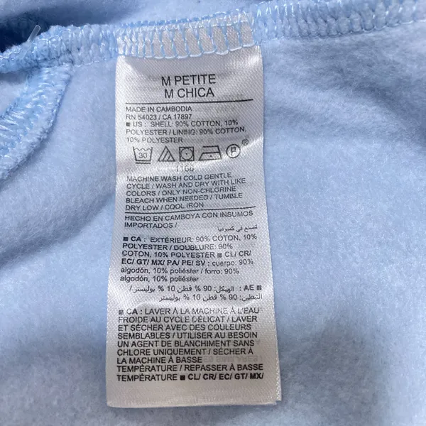 NWT Old Navy Light Blue Pullover Hoodie - Image 5