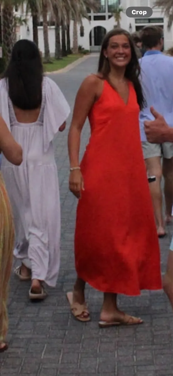 H&M Red/orange dress - Image 2