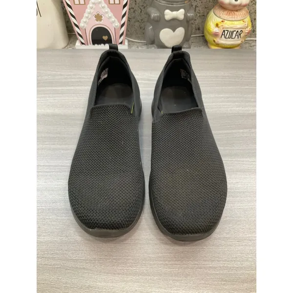 Skechers Womens Gowalk Joy Flat Size‎ 9 Black Mesh Sporty Slip On Somfy Shoes - Image 2