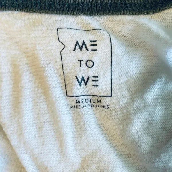Me to We pacsun burn out cold shoulder tee - Image 6