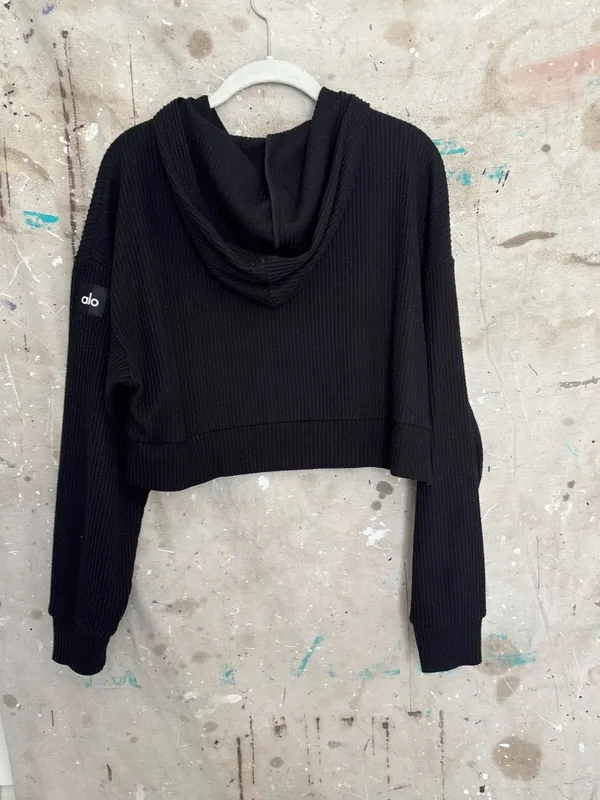 Alo Yoga Muse Hoodie, Black - Image 5
