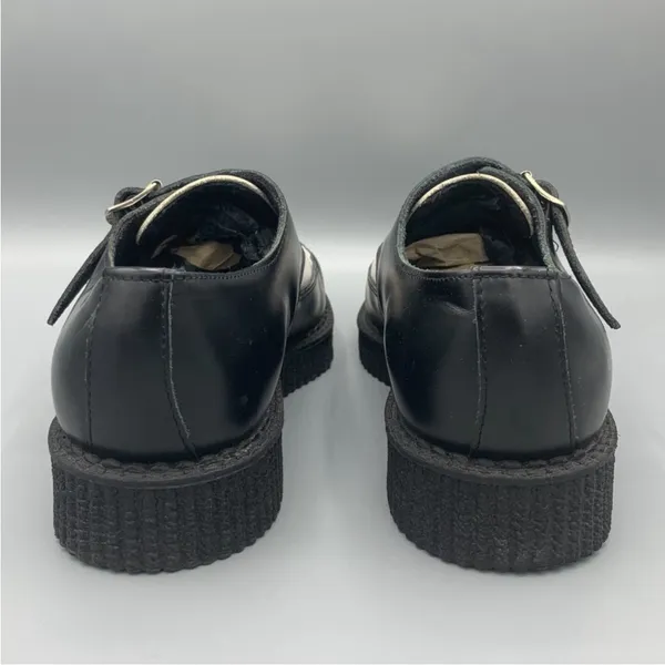 Underground Originals Black & White Creepers in Leather Size 5- FL-SH-057 - Image 6