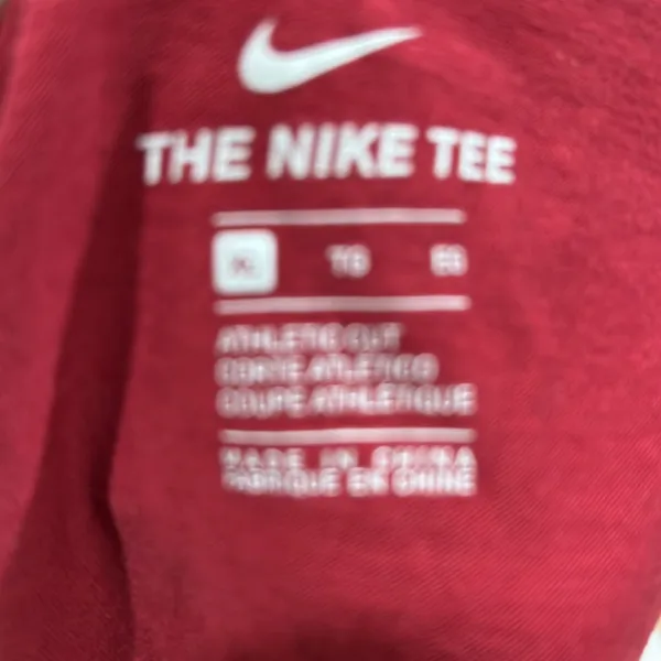 Nike Trojans burgundy short sleeve the nike tee - Image 5