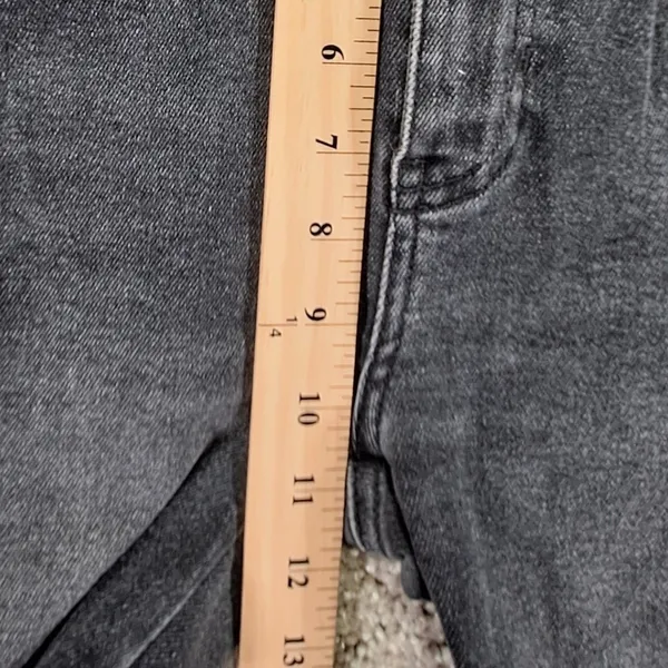 Free People Jeans Womens 27 (Fits 26x27) Dark Wash We the Free‎ Raw Hem Boho - Image 3