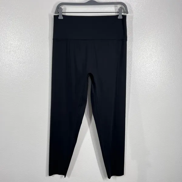 Aerie Crop Leggings High Waisted Stretch Athletic Black‎ Size 06 Running Gym - Image 2