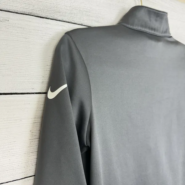 Nike Golf Women's Performance Zip Pullover Size‎ Small Grey Athletic Active - Image 5