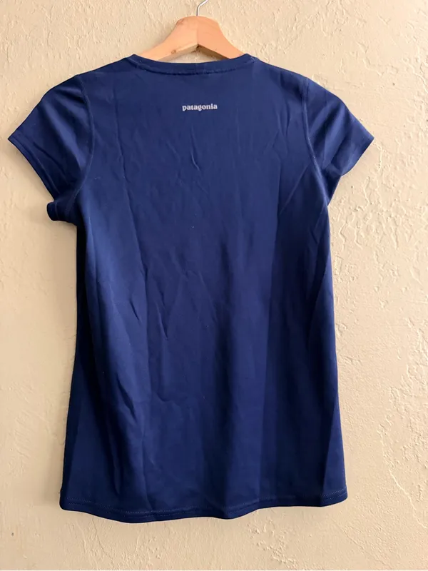 Patagonia Navy Blue Performance Tee - Image 2