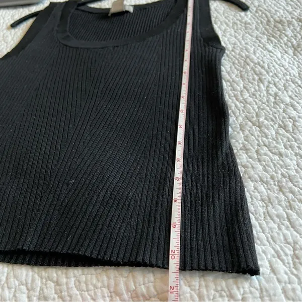 ✨ H&M Women’s Black Sweater Tank Top Small‎ - Image 8