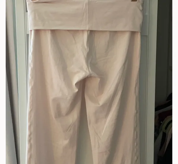 SKIMS Barely Pink Foldover Pants M - Image 7