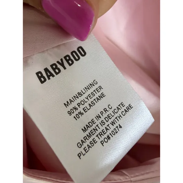Babyboo Peggy Maxi Dress in Blush Size Medium - Image 5