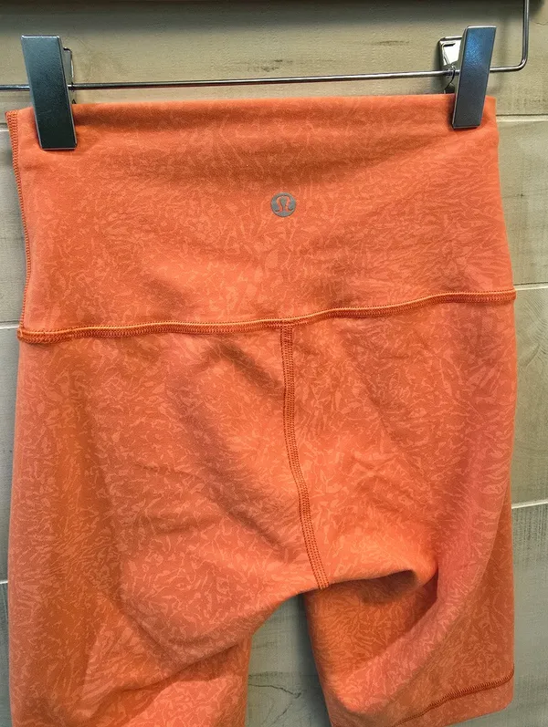 {2} Lululemon Wunder Train Crunch Warm Coral Orange Shorts - Image 9