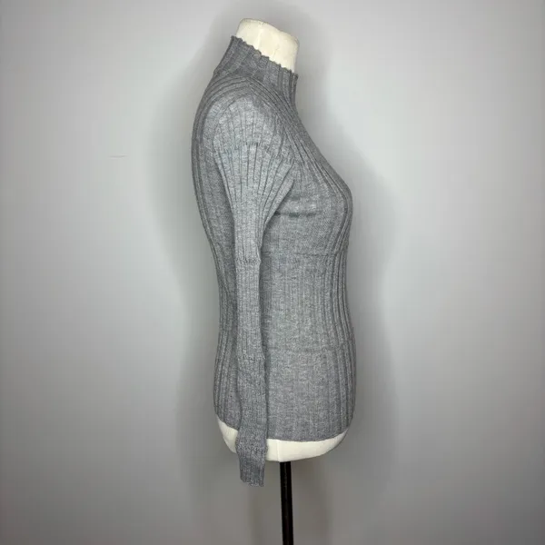 Zara - Grey Turtleneck Long Sleeve - Image 4