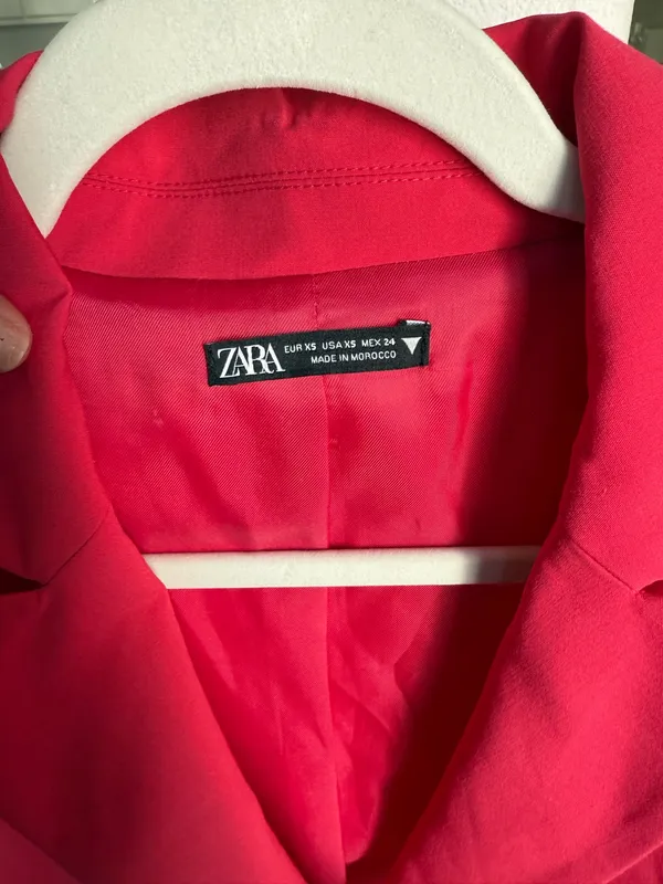 Zara pink blazer mini dress - Image 3