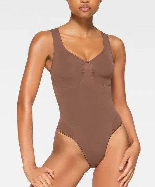 SKIMS NEW! JASPER Sculpting Thong Bodysuit XS - Image 6