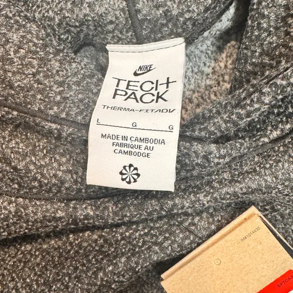 NWT Nike Tech Pack Therma-FIT ADV Forward Gray Hoodie‎ Womens Large L Oversized - Image 6