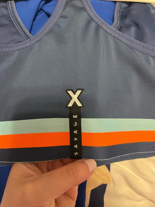 Savage X Fenty Bra Blue Size L - Image 4