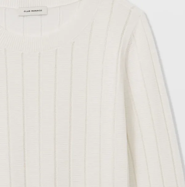 Club Monaco Summer Mesh Sweater - Image 4